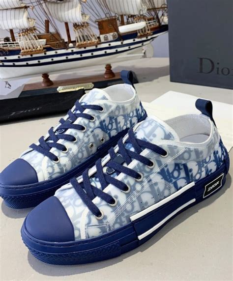 blue dior sneakers|navy blue dior sneakers.